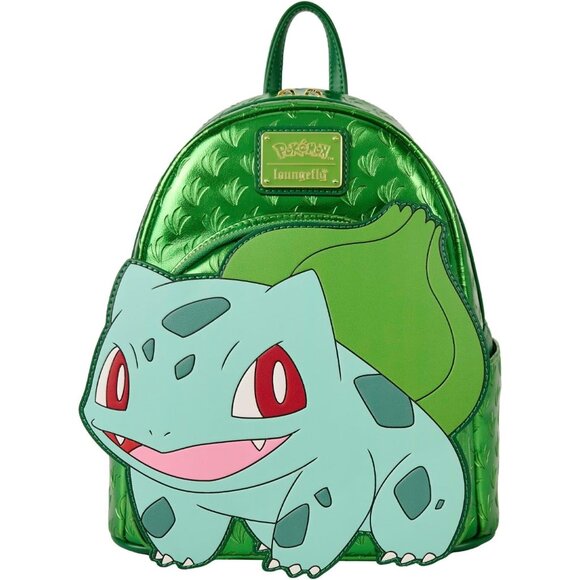 Loungefly Pokémon Bulbasaur Green Embossed Mini Backpack